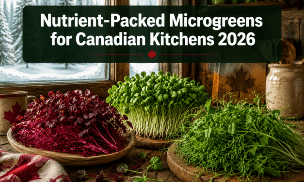 Edible Microgreens from Top 2026 Yield Crops: Nutrient-Packed Beet, Radish, and Pea Shoots for Indoor Canadian Kitchens