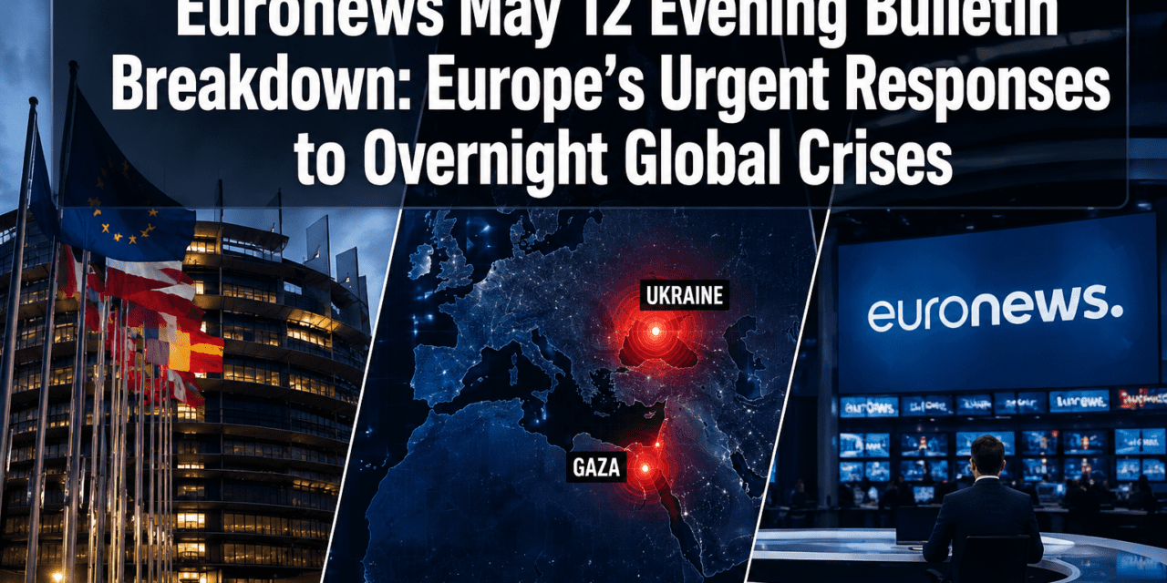 Euronews May 12 Evening Bulletin Breakdown: Europe’s Urgent Responses to Overnight Global Crises