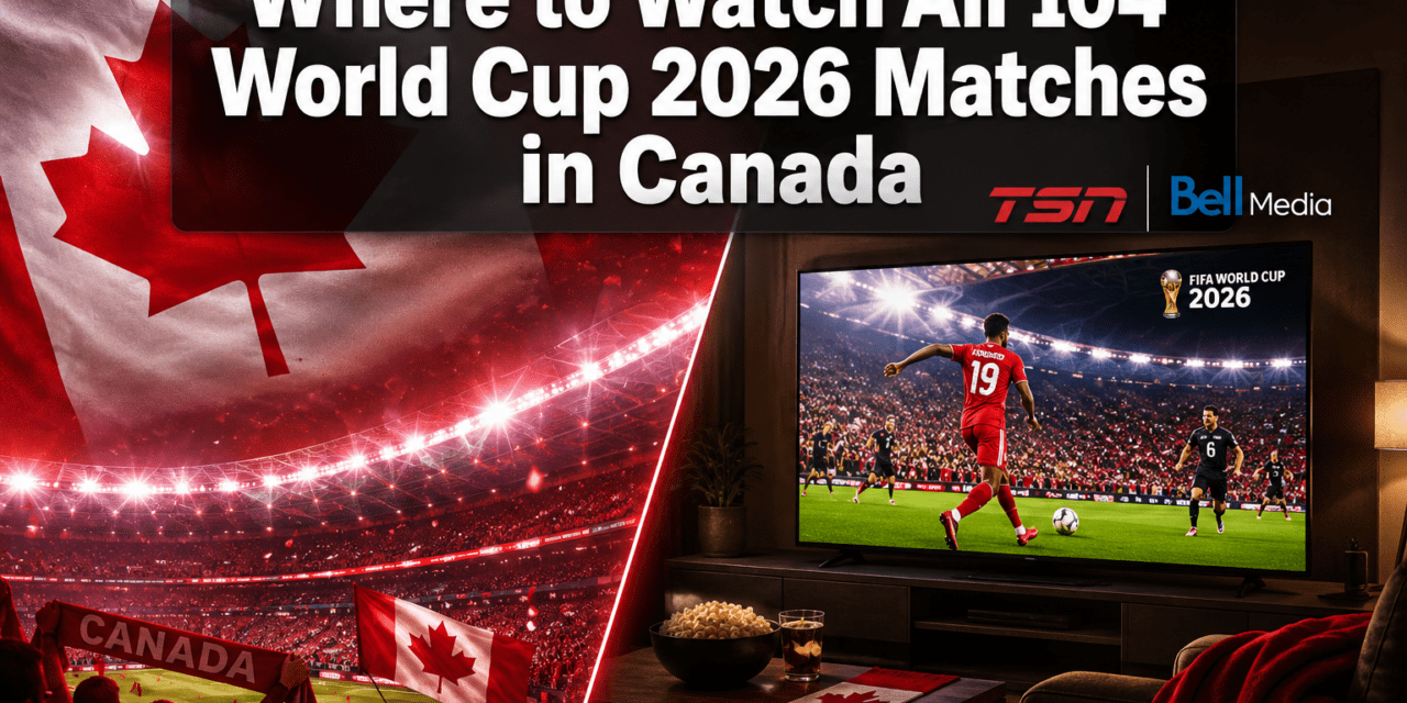 Streaming and Broadcast Guide: Where to Watch All 104 World Cup 2026 Matches in Canada—Networks, Blackout Rules, and Cord-Cutter Options