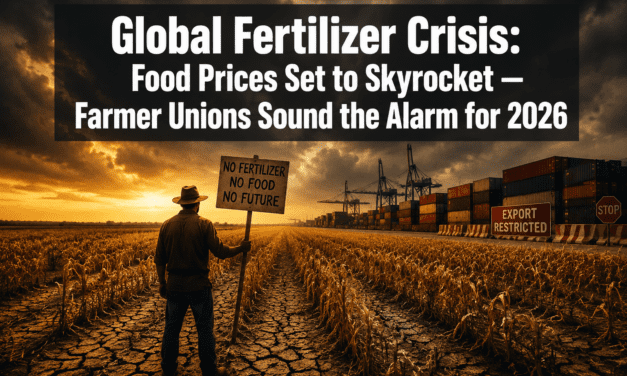 Global Fertilizer Crisis Threatens Food Price Skyrocket: Farmer Unions’ Urgent Warnings for 2026