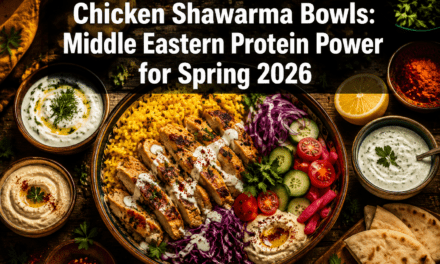 Chicken Shawarma Bowls with Global Yogurt Sauces: Middle Eastern Protein Power for Spring 2026 with YouTube Skewering Tutorials