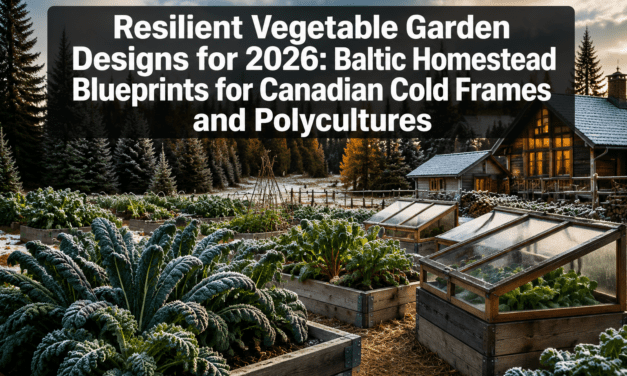 Resilient Vegetable Garden Designs for 2026: Baltic Homestead Blueprints for Canadian Cold Frames and Polycultures