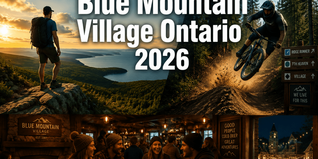 Blue Mountain Village Ontario 2026: Hiking Trails, Mountain Biking Adrenaline, and Rusty’s Pub Nightlife Pairings