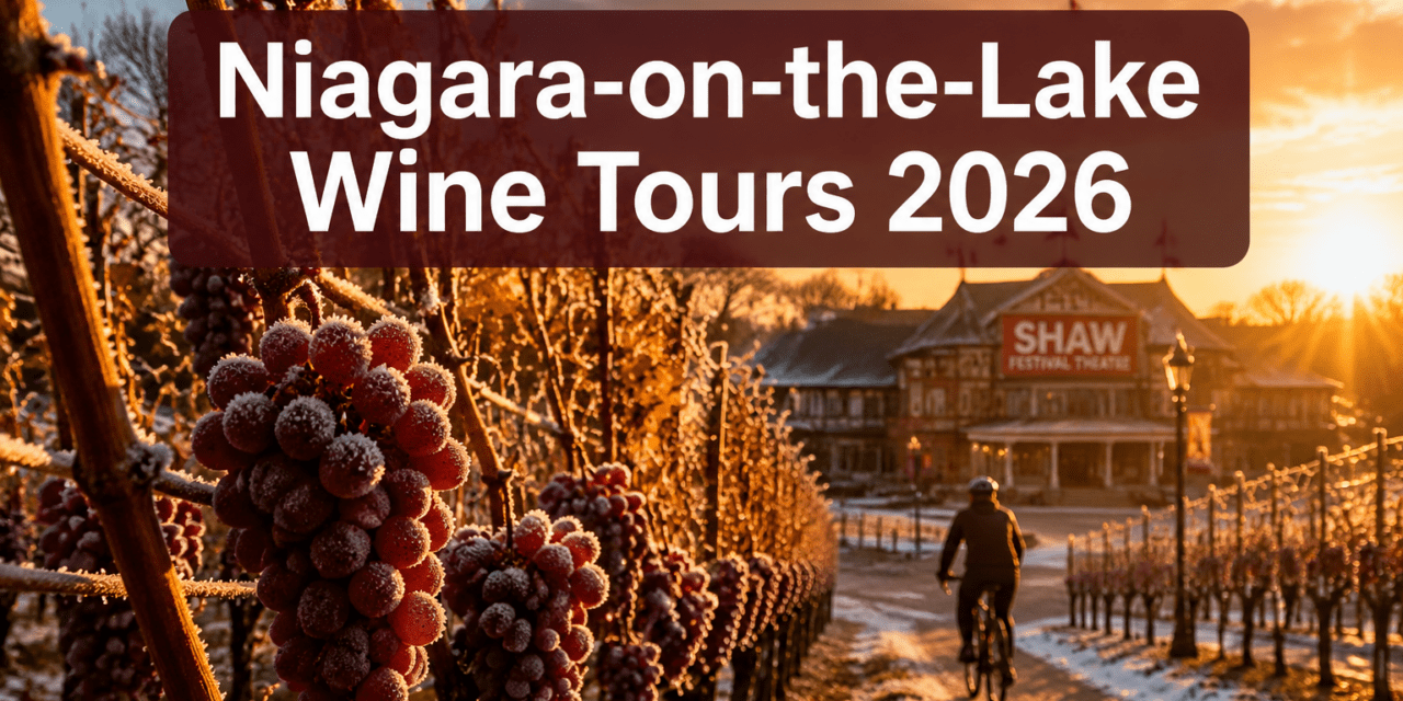 Niagara-on-the-Lake Wine Tours 2026: Icewine Harvest Weekends, Bench Trail Bike Loops, and Shaw Festival Pairings