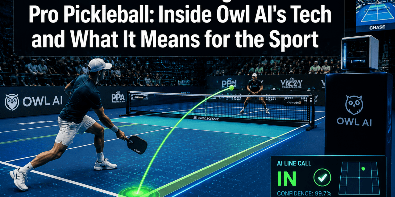 Automatic Line Calling Comes to Pro Pickleball: Inside Owl AI’s Tech and What It Means for the Sport