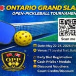 🇨🇦💯🎯 The Grand Slam Is Coming to Oakville — Are You In | Registration closes May 16