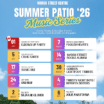 ☀️ Summer Patio Music Series is LIVE!  Jeremie Albino THIS FRIDAY! 🎭  Theatre is BACK! 
